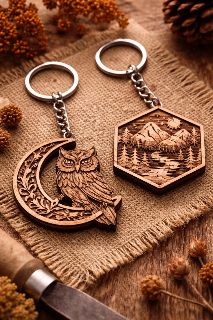 Laser Cut Keychain