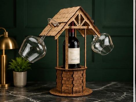 House Shaped Wooden Holder