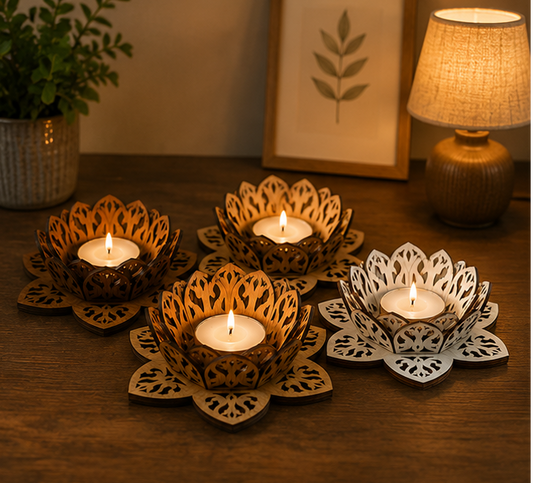 Lotus Tealight Candle Holder