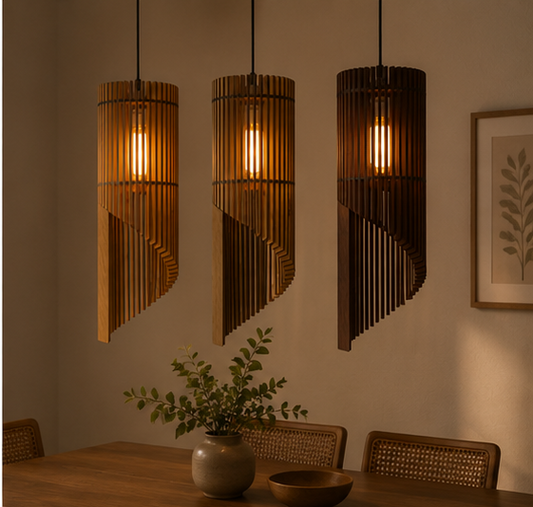 Modern Wooden Pendant Lamp