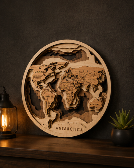 Map Wall Decoration