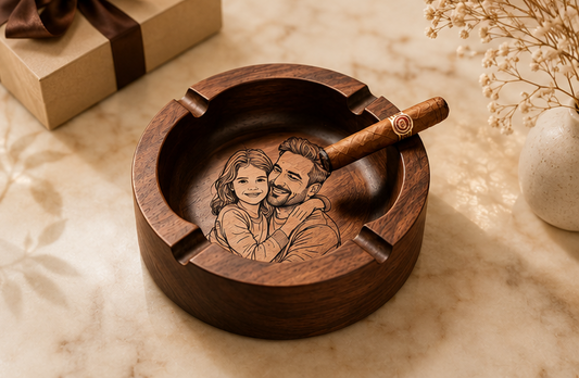 Wooden Ash Tray