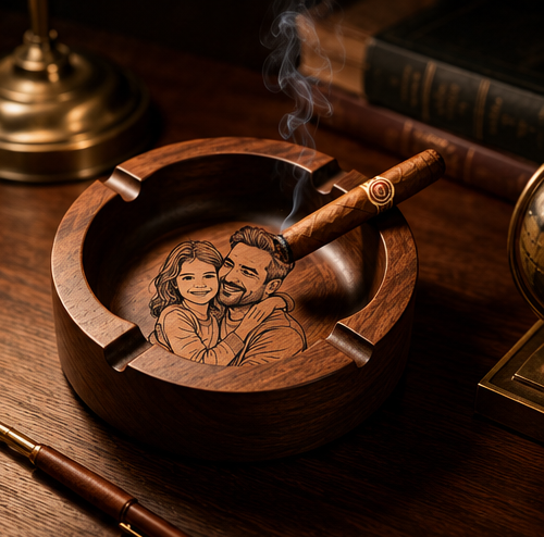 Wooden Ash Tray