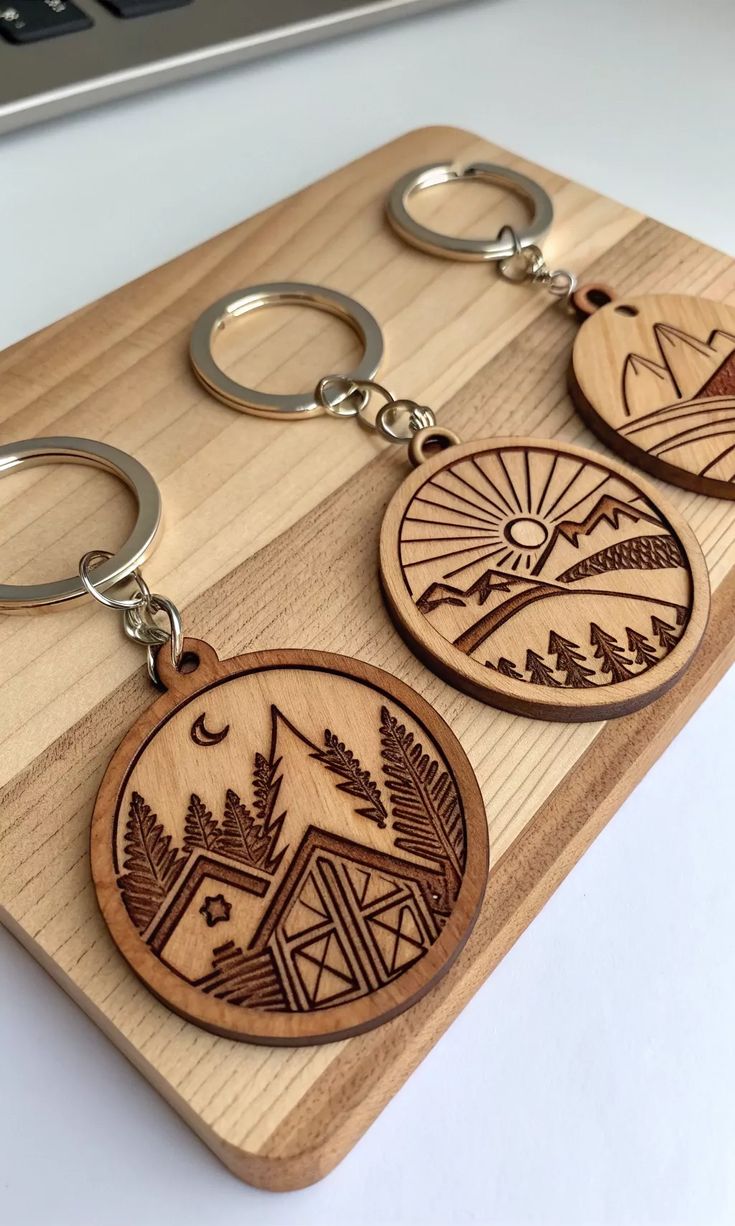 Laser Cut Keychain