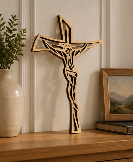 Wooden Cross Wall Decor