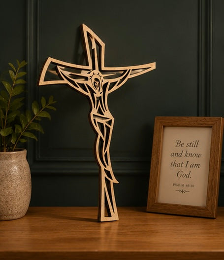 Wooden Cross Wall Decor