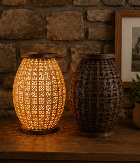 Decorative Egg-Shaped Table Lamp