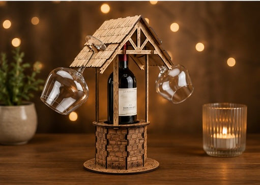 House Shaped Wooden Holder