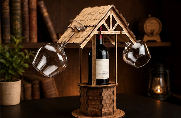 House Shaped Wooden Holder