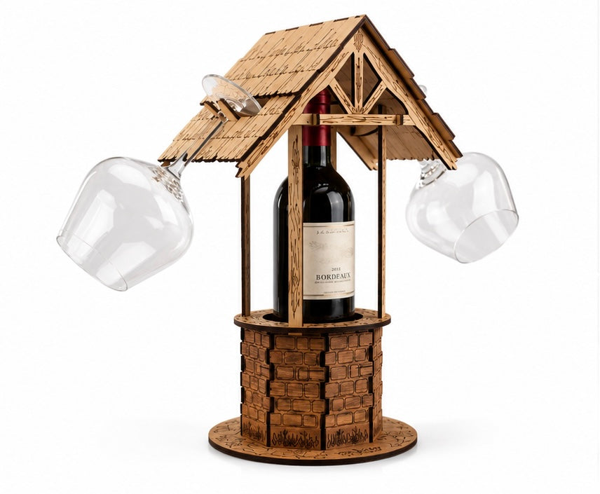 House Shaped Wooden Holder