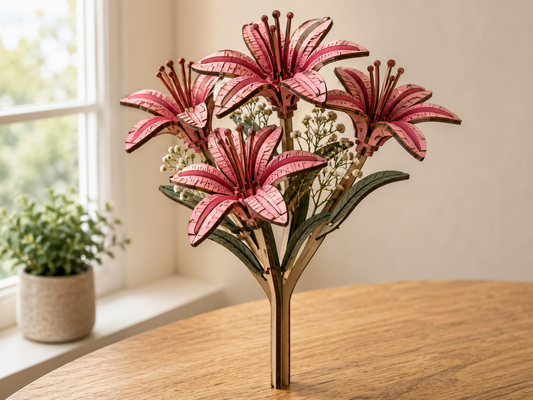 Minimalist Single Flower Test Tube Holder