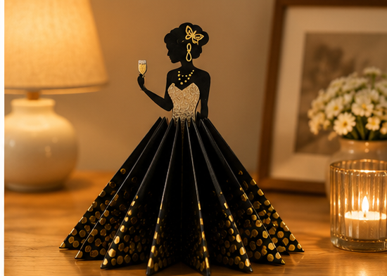 Elegant Lady Silhouette Decor