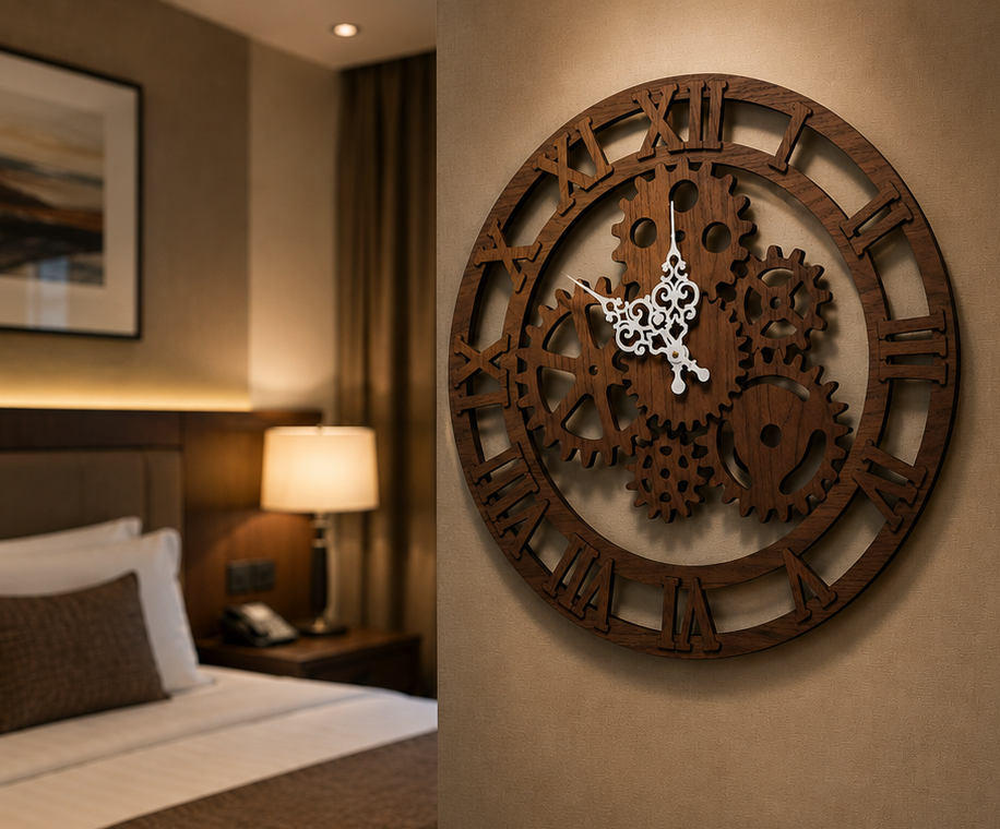 Wooden Wall Clock