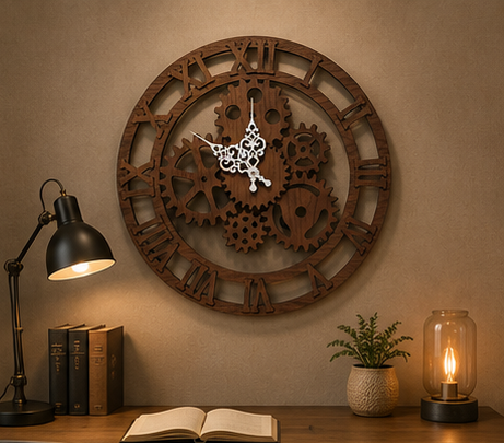 Wooden Wall Clock