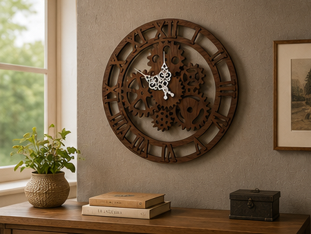 Wooden Wall Clock