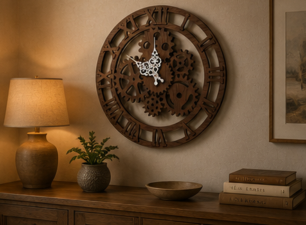 Wooden Wall Clock