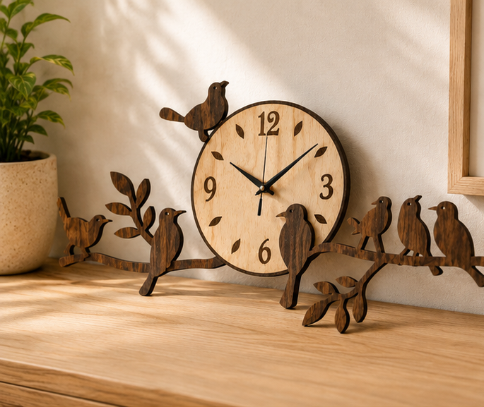 Wooden Clock