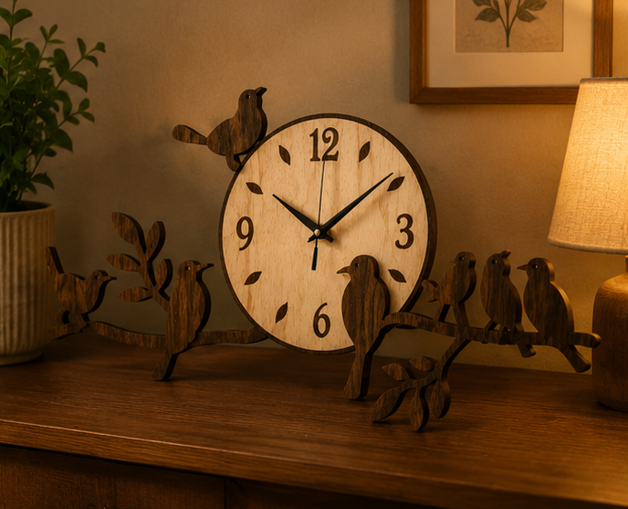 Wooden Clock