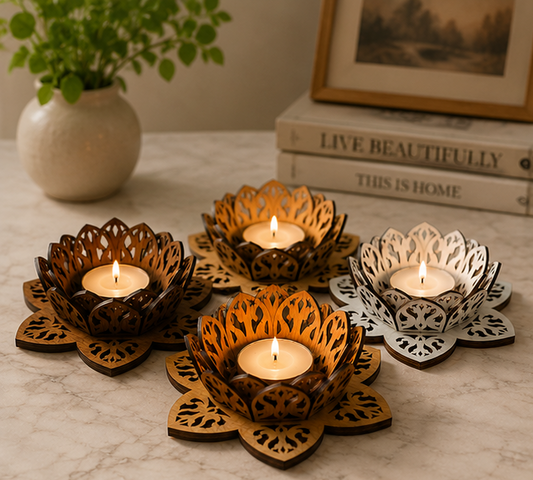 Lotus Tealight Candle Holder
