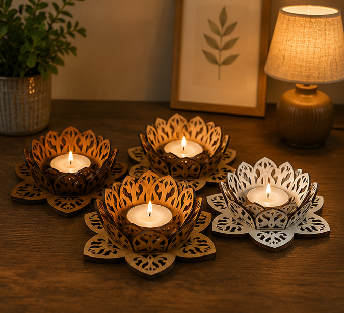 Lotus Tealight Candle Holder