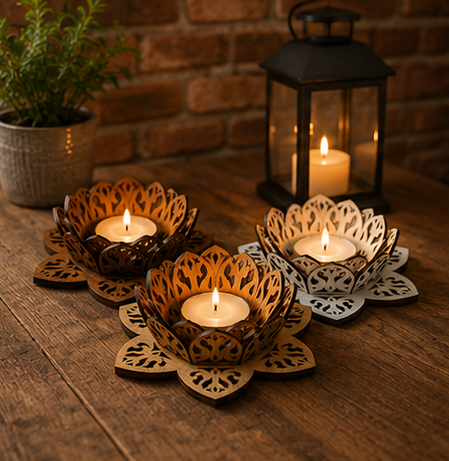 Lotus Tealight Candle Holder