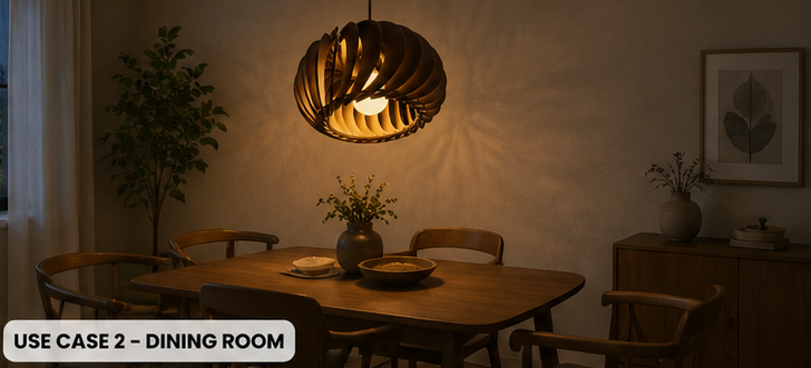 Wooden Hanging Lamp