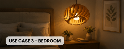 Wooden Hanging Lamp