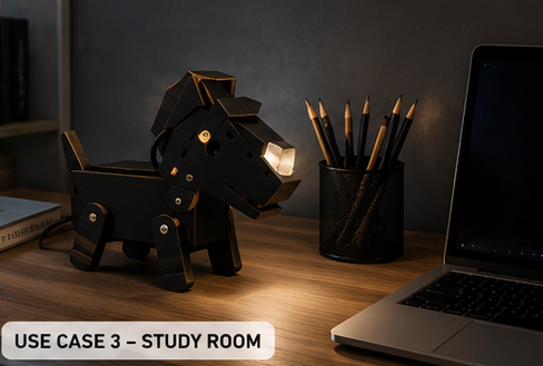 Wooden Dog for Side Table
