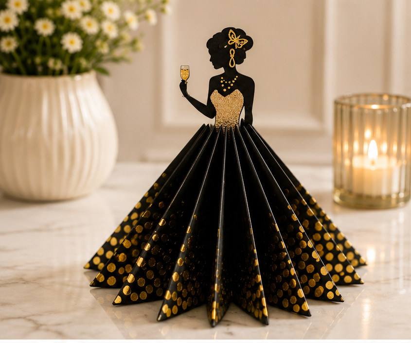 Elegant Lady Silhouette Decor