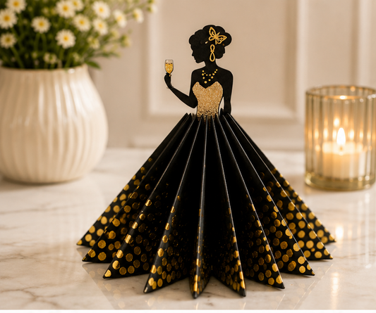 Elegant Lady Silhouette Decor