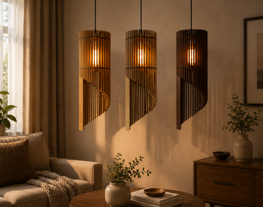 Modern Wooden Pendant Lamp