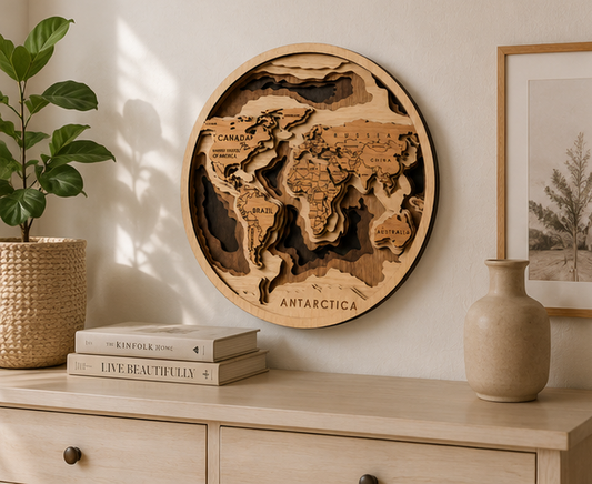 Map Wall Decoration