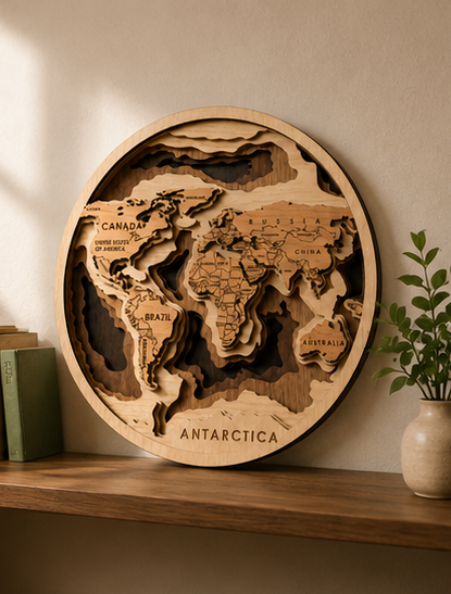 Map Wall Decoration
