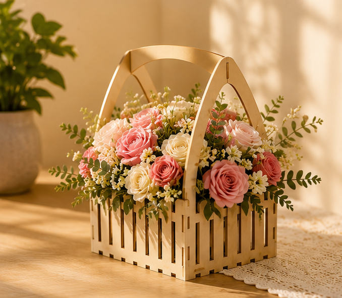 Wooden Boutique Stand